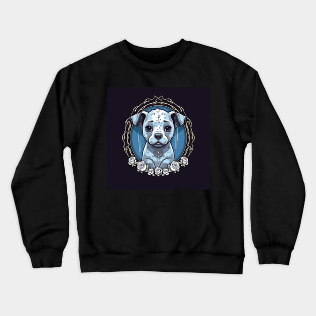 Spooky Staffy Crewneck Sweatshirt by Enchanted Reverie